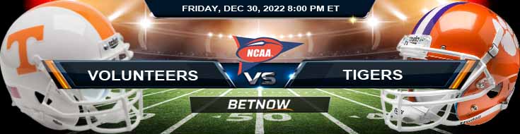 Tennessee Volunteers vs Clemson Tigers 12-30-2022 Predictions Tips and Preview