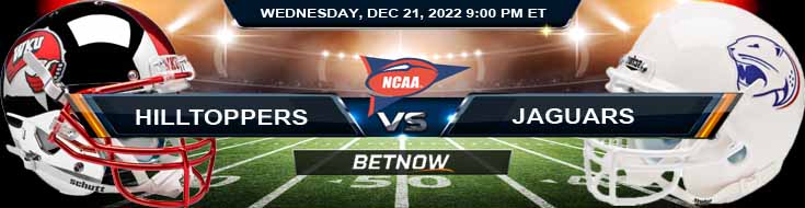 Western Kentucky Hilltoppers vs South Alabama Jaguars 12-21-2022 Odds Analysis and Predictions