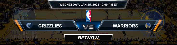 Memphis Grizzlies vs Golden State Warriors 1-25-2023 Odds Picks and Forecast