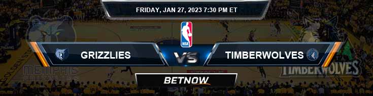 Memphis Grizzlies vs Minnesota Timberwolves 1-27-2023 Forecast Predictions and Tips