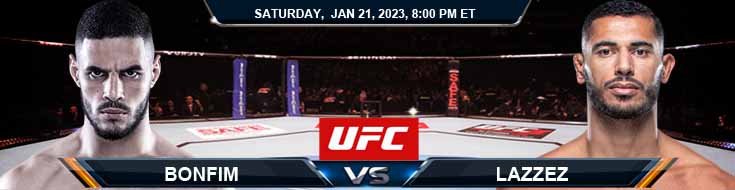 UFC 283 Bonfim vs Lazzez 01-21-2023 Tips Predictions and Analysis
