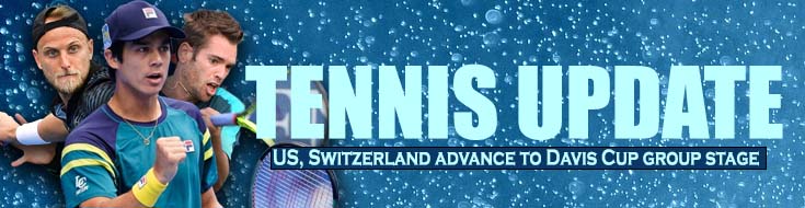 US, Switzerland advance to Davis Cup group stage