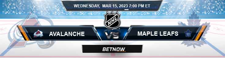 Colorado Avalanche vs Toronto Maple Leafs 3-15-2023 Odds Picks and Predictions