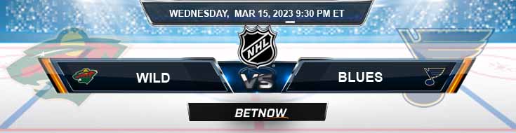Minnesota Wild vs St Louis Blues 3-15-2023 Picks Predictions and Preview