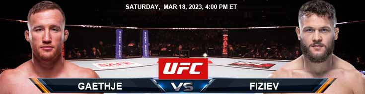 UFC 286 Gaethje vs Fiziev 03-18-2023 Odds Analysis and Tips