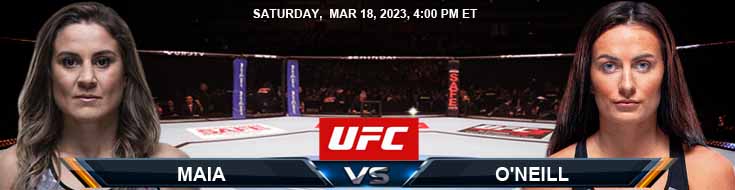 UFC on ESPN 40 Maia vs O’Neill 3-18-2022 Odds Analysis and Picks