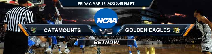 Vermont Catamounts vs Marquette Golden Eagles 3-17-2023 Odds Picks and Forecast