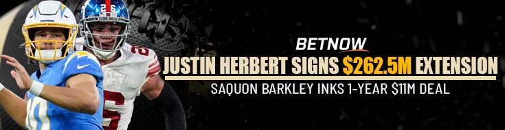 Justin Herbert Signs $262.5M Extension, Saquon Barkley Inks 1-Year $11M Deal