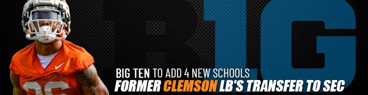 Former Clemson LB's Transfer to SEC Big Ten to Add 4 New Schools