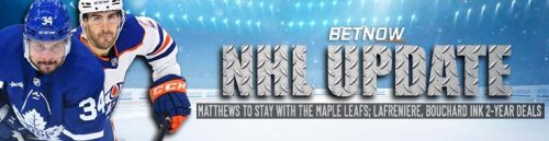 Matthews to stay with the Maple Leafs, Lafreniere, Bouchard ink 2-year deals