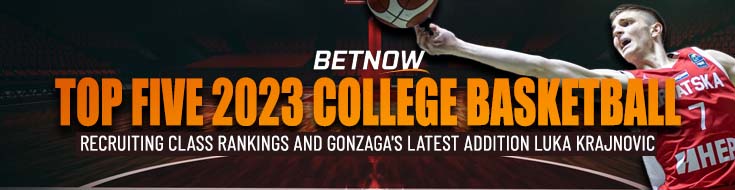 Top Five 2023 College Basketball Recruiting Class Rankings and Gonzaga's Latest Addition Luka Krajnovic