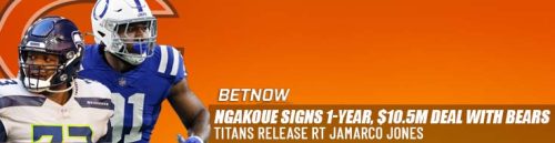 Yannick Ngakoue Signs 1-Year, $10.5M Deal with Bears Titans Release RT Jamarco Jones