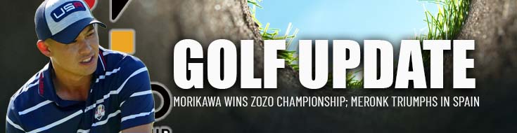 Morikawa wins Zozo Championship Meronk triumphs in Spain