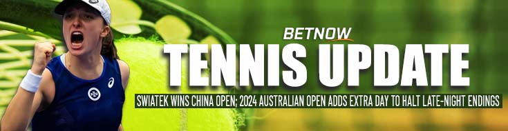 Swiatek wins China Open; 2024 Australian Open adds extra day to halt late-night endings