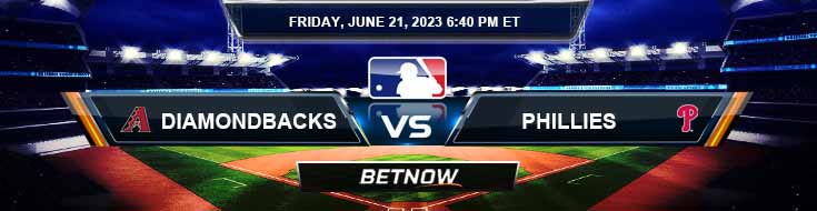 Arizona Diamondbacks vs. Philadelphia Phillies 6/21/24 MLB Betting Picks