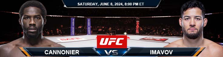 UFC on ESPN 57: Cannonier vs. Imavov 6/8/24 Fight Forecast, Picks and Analysis