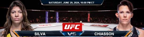 UFC 303: Bueno Silva vs. Chiasson 6/29/24 Fight Forecast, Picks and Analysis