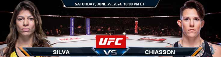 UFC 303: Bueno Silva vs. Chiasson 6/29/24 Fight Forecast, Picks and Analysis