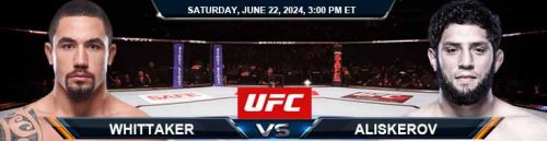 UFC on ABC 6: Whittaker vs. Aliskerov 6/22/24 Fight Forecast, Picks and Analysis
