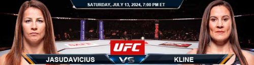 Jasmine Jasudavicius vs. Fatima Kline 7/13/24 UFC on ESPN 59 Betting Picks