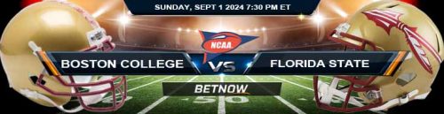 Boston College Eagles vs. Florida State Seminoles 8/31/24 NCAAF Week 1 Betting Prediction