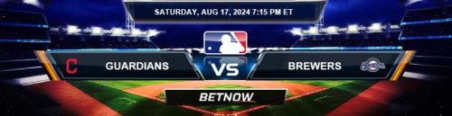 Cleveland Guardians vs. Milwaukee Brewers 8/17/24 MLB Betting Prediction