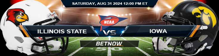 Illinois State Redbirds vs. Iowa Hawkeyes 8/31/24 NCAAF Week 1 Betting Prediction