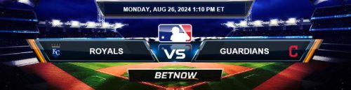 Kansas City Royals vs. Cleveland Guardians 8/26/24 MLB Betting Prediction