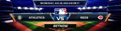 Oakland Athletics vs. Cincinnati Reds 8/28/24 MLB Betting Prediction