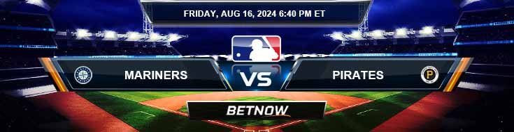 Seattle Mariners vs. Pittsburgh Pirates 8/16/24 MLB Betting Prediction