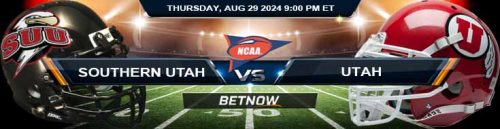 Southern Utah Thunderbirds vs. Utah Utes 8/29/24 NCAAF Week 1 Betting Prediction