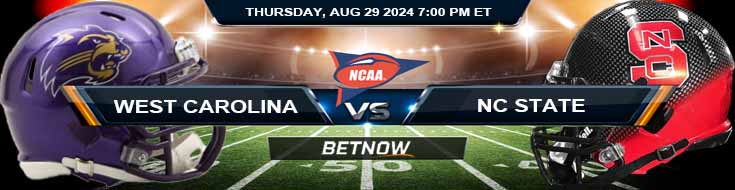 Western Carolina Catamounts vs. NC State Wolfpack 8/29/24 NCAAF Week 1 Betting Prediction