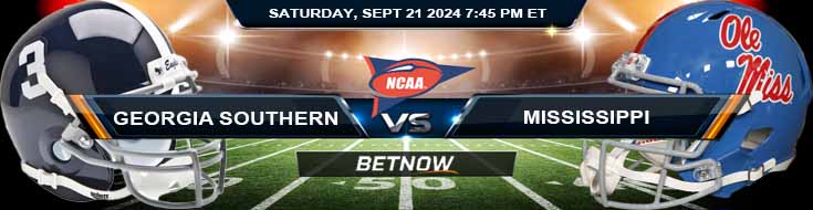 Georgia Southern Eagles vs. Ole Miss Rebels 9/21/24 NCAAF Week 4 Betting Prediction