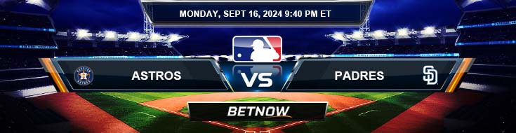 Houston Astros vs. San Diego Padres 9/16/26 MLB Betting Prediction
