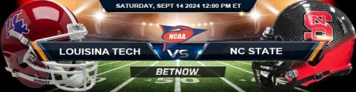 Louisiana Tech Bulldogs vs. NC State Wolfpack 9/14/24 NCAAF Week 3 Betting Prediction