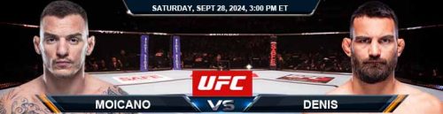Moicano vs. Saint-Denis 9/28/24 UFC Fight Night 243 Betting Prediction