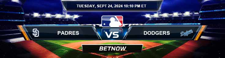 San Diego Padres vs. Los Angeles Dodgers 9/24/24 MLB Betting Prediction