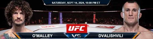 O'Malley vs. Dvalishvili 9/14/24 UFC 306 Betting Prediction