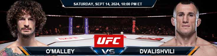 O'Malley vs. Dvalishvili 9/14/24 UFC 306 Betting Prediction