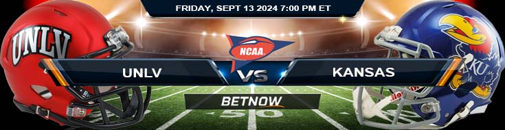 UNLV Rebels vs. Kansas Jayhawks 9/13/24 NCAAF Week 3 Betting Prediction