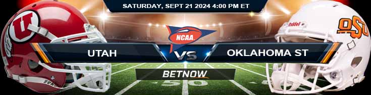 Utah Utes vs. Oklahoma State Cowboys 9/21/24 NCAAF Week 4 Betting Prediction