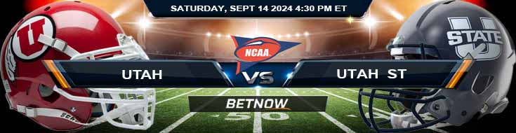 Utah Utes vs. Utah State Aggies 9/14/24 NCAAF Week 3 Betting Prediction