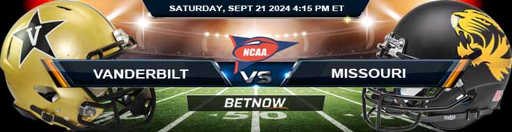Vanderbilt Commodores vs. Missouri Tigers 9/21/24 NCAAF Week 4 Betting Prediction