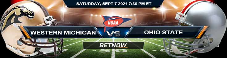 Western Michigan Broncos vs. Ohio State Buckeyes 9/7/24 NCAAF Week 2 Betting Prediction