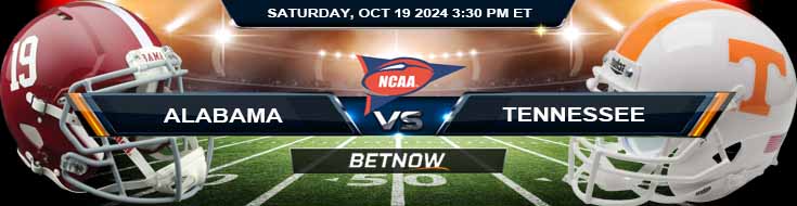 Alabama Crimson Tide vs. Tennessee Volunteers 10/19/2024 NCAAF Week 8 Betting Predictions and Odds