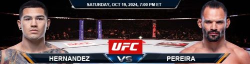 Anthony Hernandez vs. Michel Pereira 10/19/24 UFC FIGHT NIGHT 245 Betting Odds and Prediction