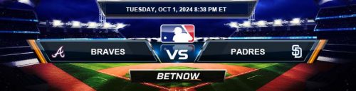 Atlanta Braves vs. San Diego Padres 10/1/24 MLB Betting Odds and Best Bets