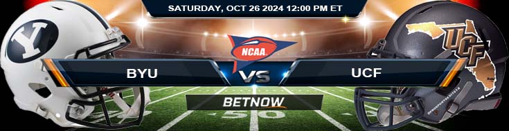 BYU Cougars vs. UCF Knights 10/26/24 NCAAF Week 9 Odds and Best Bets