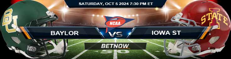 Baylor Bears vs. Iowa State Cyclones 10/5/24 NCAAF Week 6 Betting Preview and Insights