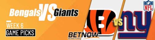 Cincinnati Bengals vs. New York Giants 10/13/24 NFL Week 6 Forecast and Betting Odds